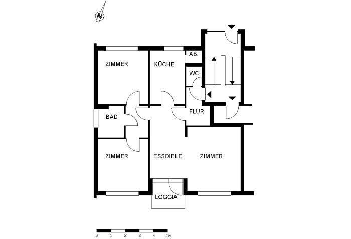Erdgeschoßwohnung Bremen Blockland - 3 Zimmer, 81 m&sup2;, 534&euro; | Angebot:25255926