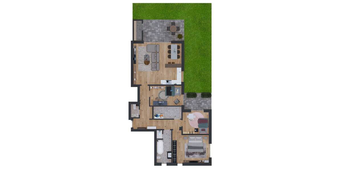 Etagenwohnung Achim Baden - 4 Zimmer, 135 m&sup2;, 639.000&euro; | Angebot:26128197