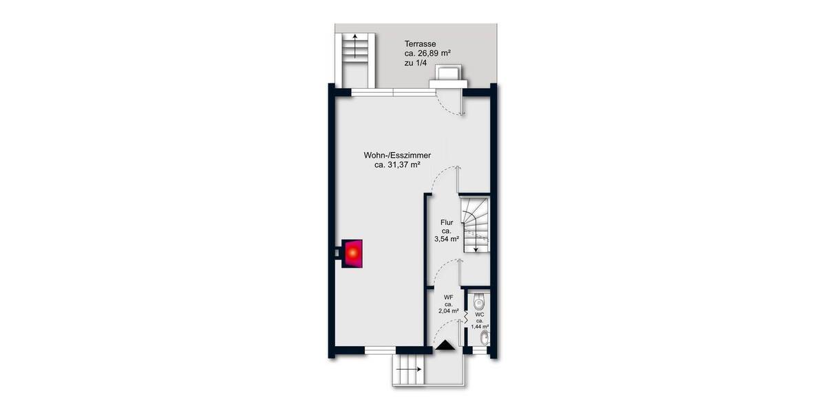 Reihenmittelhaus Bremen / Schönebeck Schönebeck - 4 Zimmer, 103 m&sup2;, 169.000&euro; | Angebot:25706011