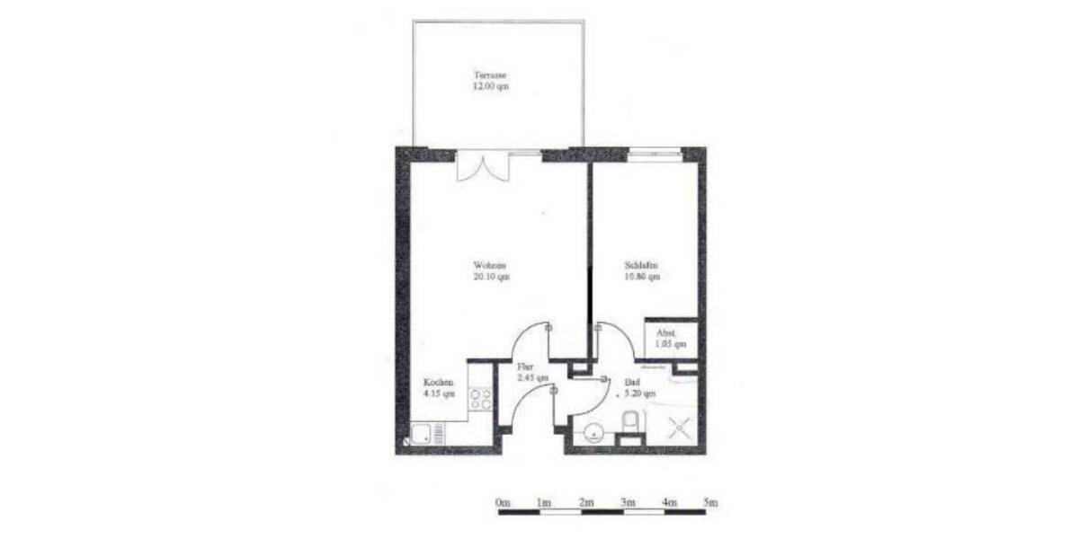 Erdgeschoßwohnung Achim - 2 Zimmer, 48 m&sup2;, 730&euro; | Angebot:24764075