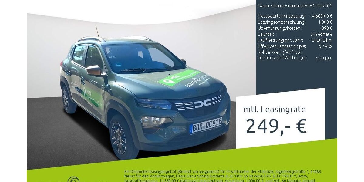 Dacia Spring 5.900 km 14.680 &euro; Bremen 28207