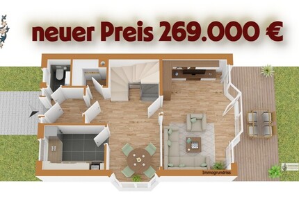 Kleines REH in ruhiger Lage + Carport + Garten + Rollläden sucht neuen Eigentümer 4 zimmer