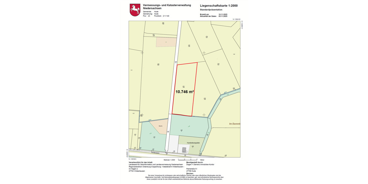 Grundstück Hude - 42.500&euro; | Angebot:23962508