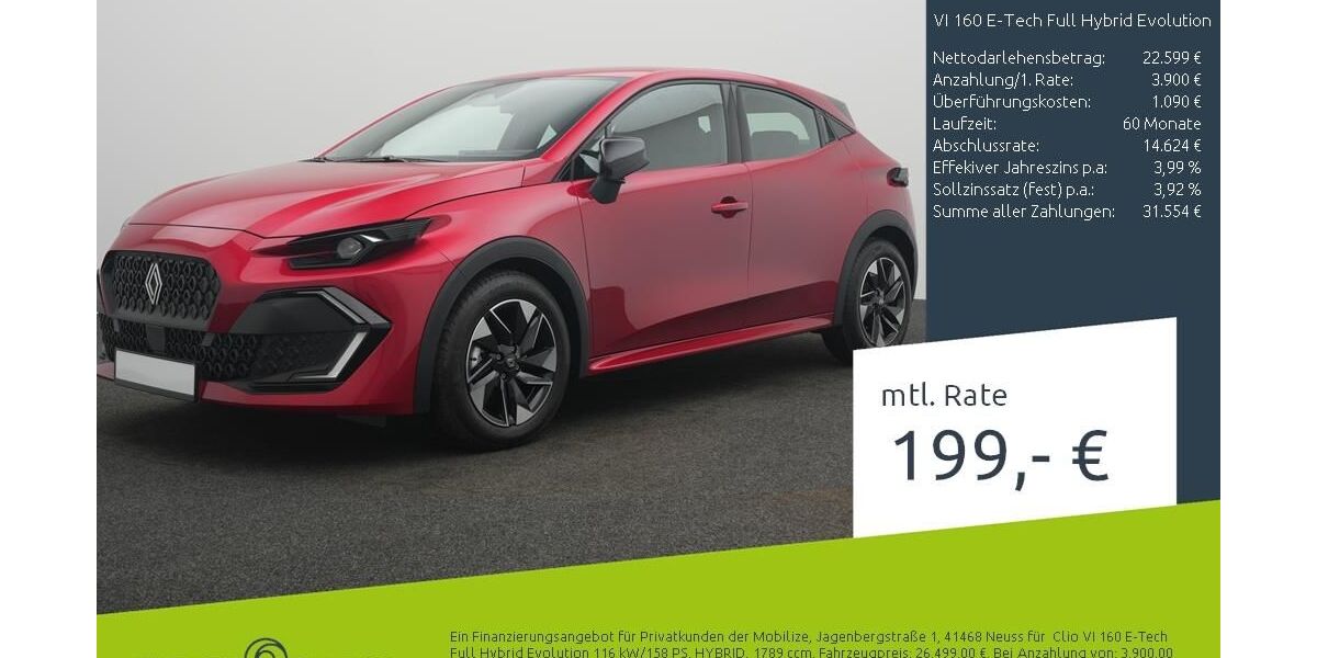 Renault Clio 1.500 km 26.689 &euro; Stuhr 28816