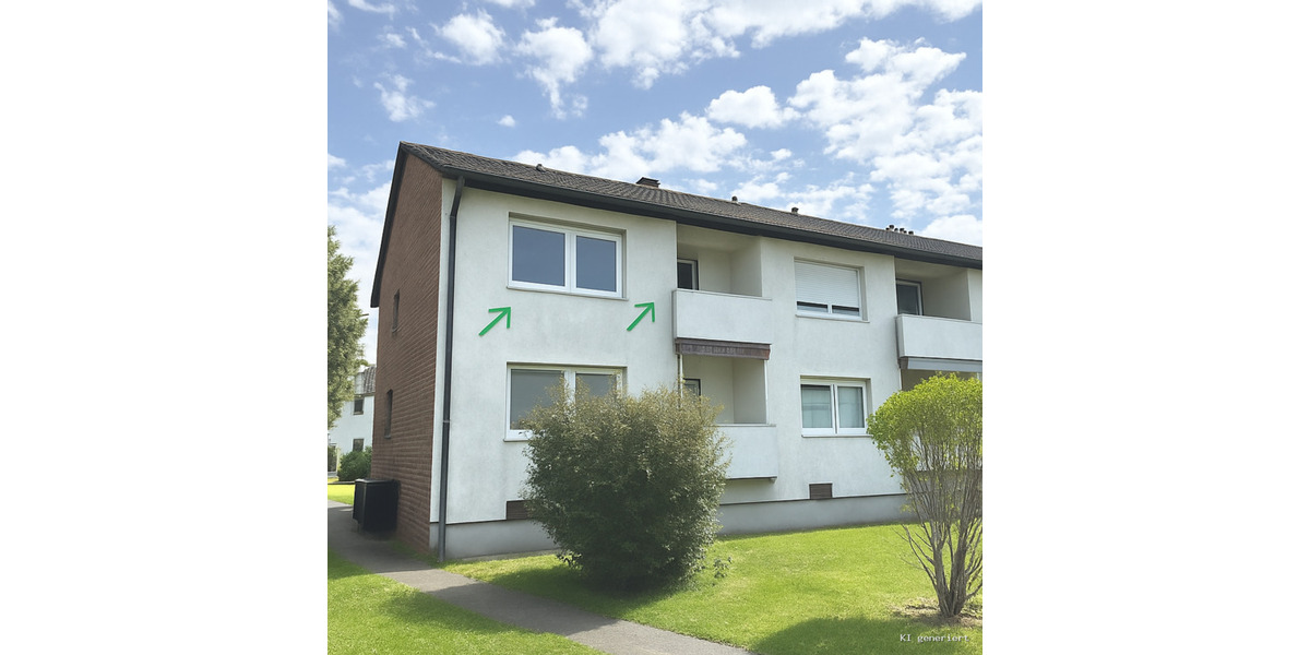 Etagenwohnung Weyhe Lahausen - 3 Zimmer, 66 m&sup2;, 229.000&euro; | Angebot:25775768