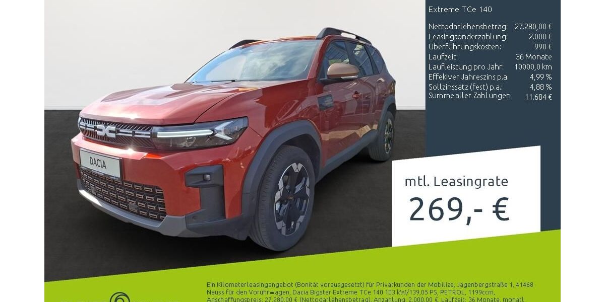 Dacia Bigster 3.500 km 26.770 &euro; Bremen 28207