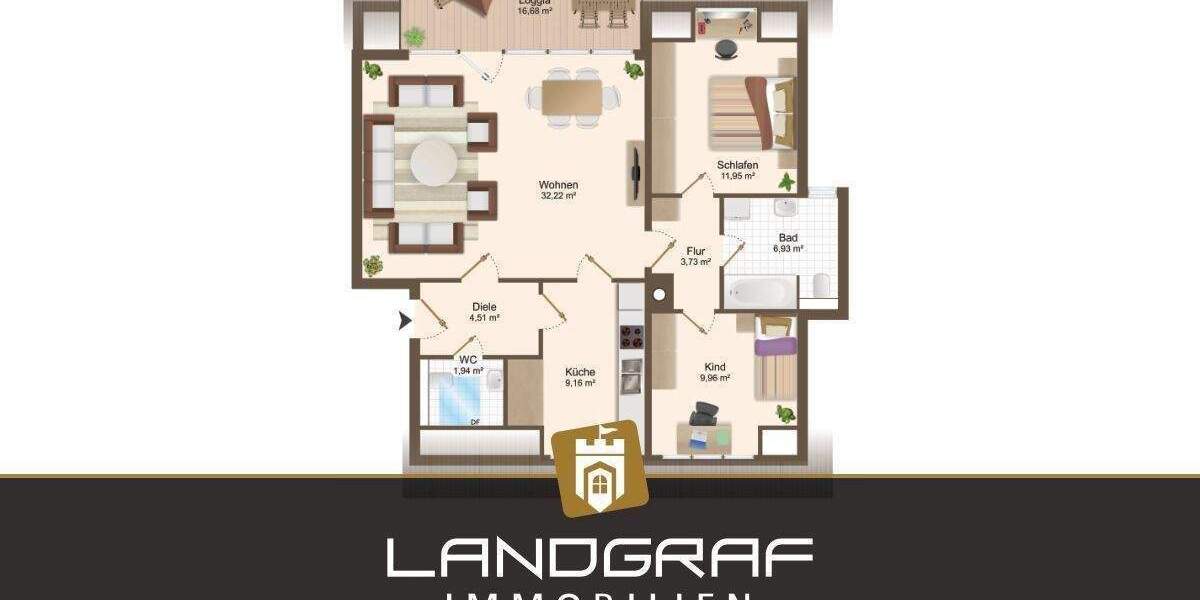 Etagenwohnung Harpstedt - 3 Zimmer, 85 m&sup2;, 209.000&euro; | Angebot:25743089