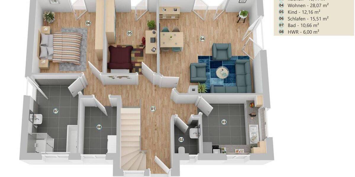 Einfamilienhaus Achim Badenermoor - 3 Zimmer, 95 m&sup2;, 350.000&euro; | Angebot:26155375