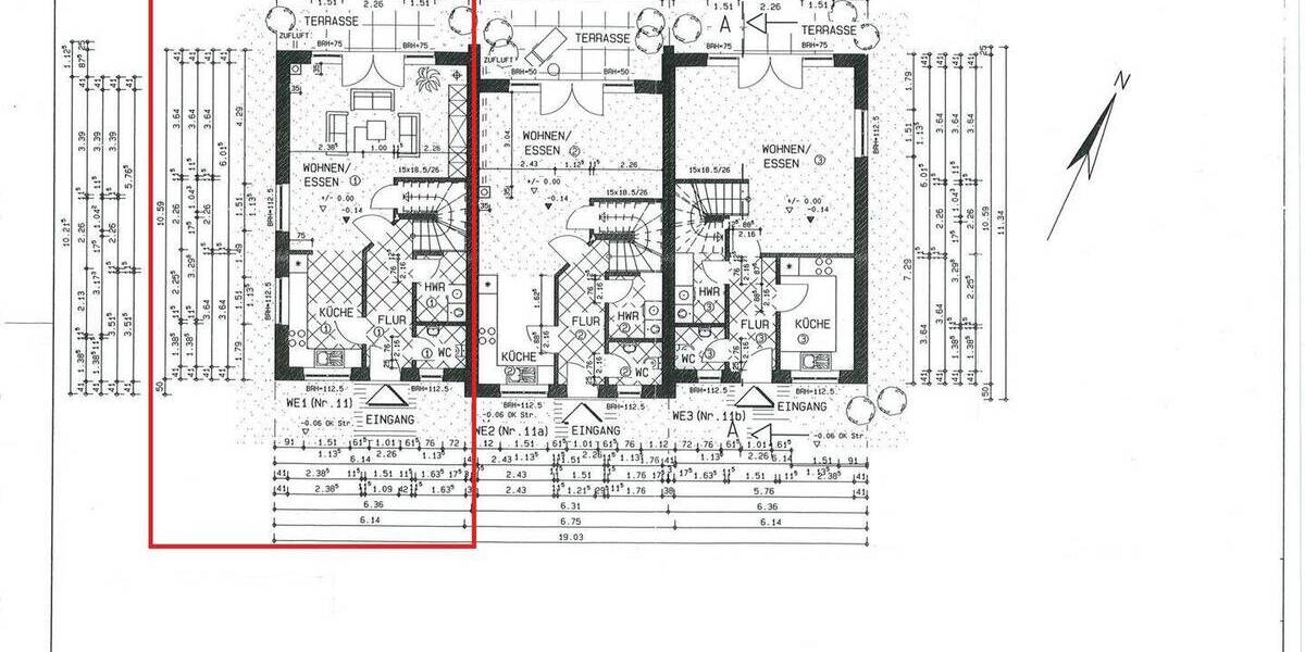 Reihenendhaus Stuhr Moordeich - 4 Zimmer, 125 m&sup2;, 375.000&euro; | Angebot:26391660