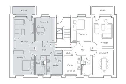 Wohnung Oyten - 3 Zimmer, 71 m&sup2;, 670&euro; | Angebot:26348234