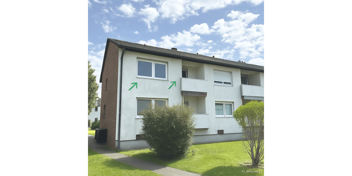 Etagenwohnung Weyhe Lahausen - 3 Zimmer, 66 m&sup2;, 229.000&euro; | Angebot:25775768