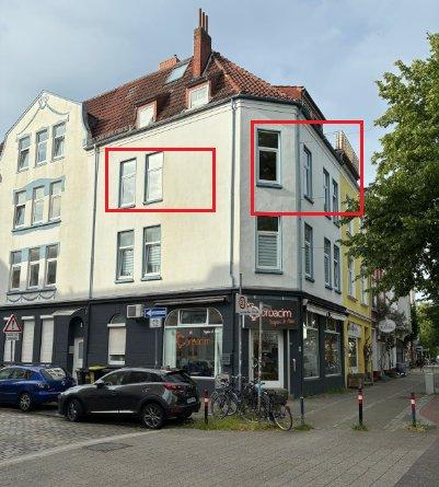 Etagenwohnung Bremen Findorff - 3 Zimmer, 65 m&sup2;, 179.000&euro; | Angebot:26993781