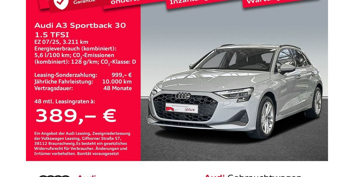 Audi A3 3.211 km 30.450 &euro; Bremen 28207