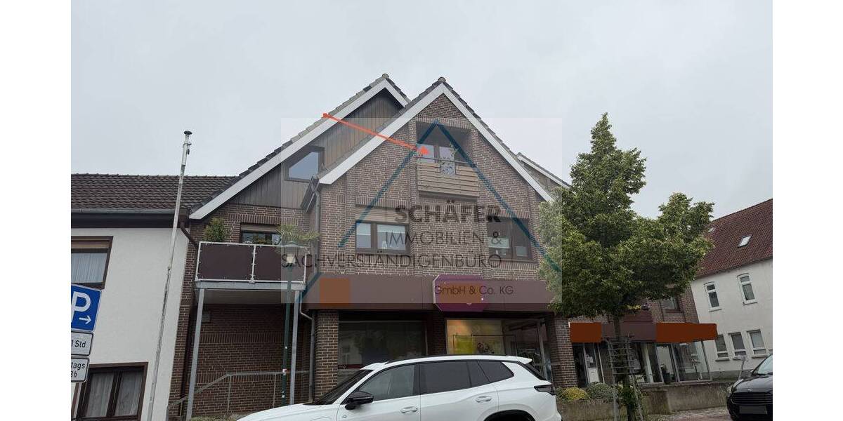 Etagenwohnung Bassum - 2 Zimmer, 50 m&sup2;, 450&euro; | Angebot:26929961