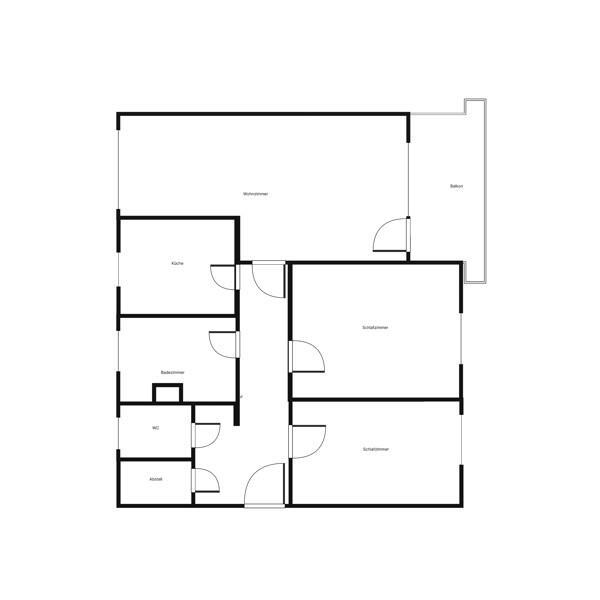 Großzügige 3-Zimmer-Wohnung mit Balkon 3 zimmer