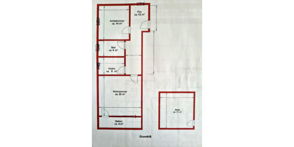 Hochparterre Elsfleth - 4 Zimmer, 64 m&sup2;, 100.000&euro; | Angebot:26577040