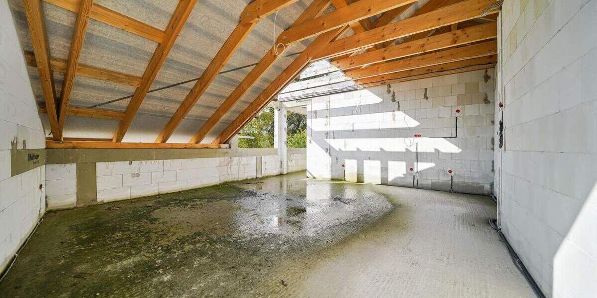 Exklusive 3-Zimmer-Dachgeschosswohnung mit Balkon - Neubau Effizienzhaus 55 in Lilienthal 3 zimmer