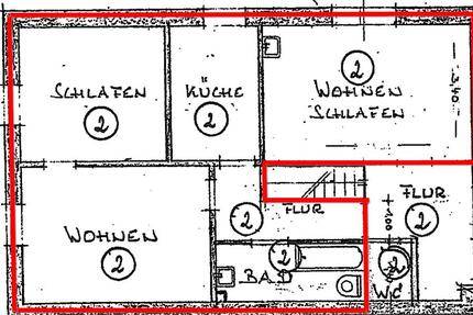 Wohnung Osterholz-Scharmbeck Scharmbeck - 3 Zimmer, 65 m&sup2;, 675&euro; | Angebot:26300781