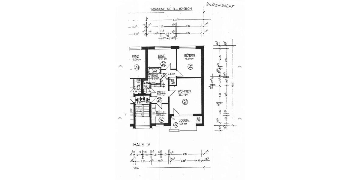 Etagenwohnung Bremen Findorff - 3 Zimmer, 83 m&sup2;, 299.000&euro; | Angebot:26420054