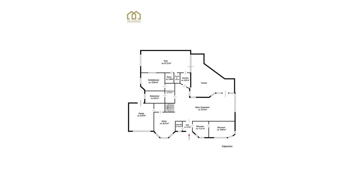 Einfamilienhaus Achim Uesen - 7 Zimmer, 303 m&sup2;, 785.000&euro; | Angebot:25682155
