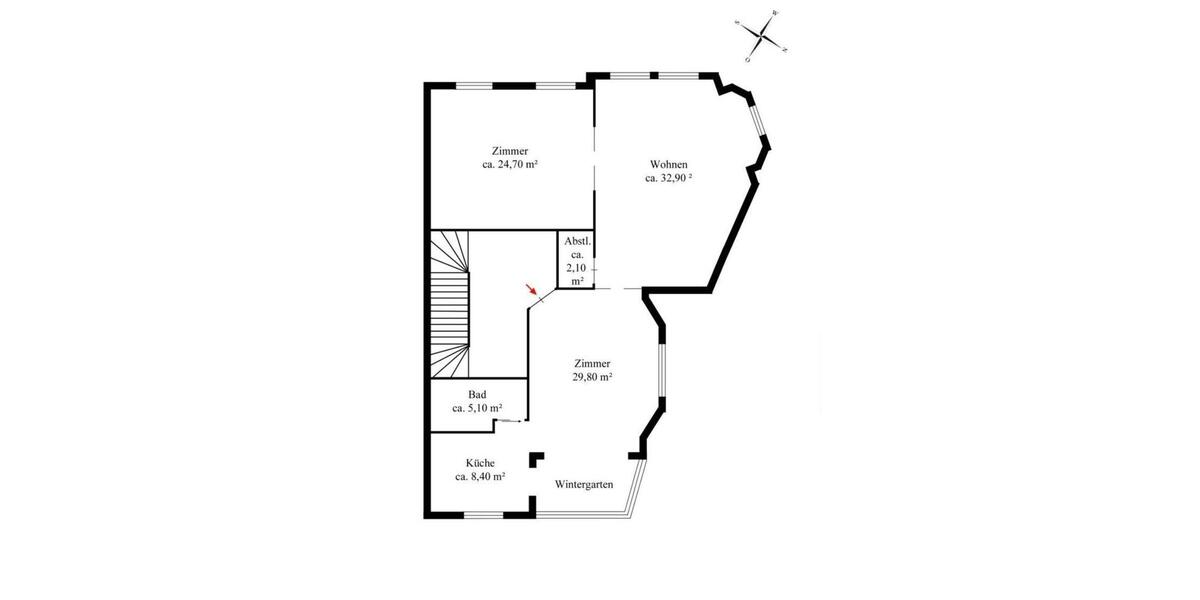 Etagenwohnung Bremen Östliche Vorstadt - 3 Zimmer, 103 m&sup2;, 398.000&euro; | Angebot:27250959
