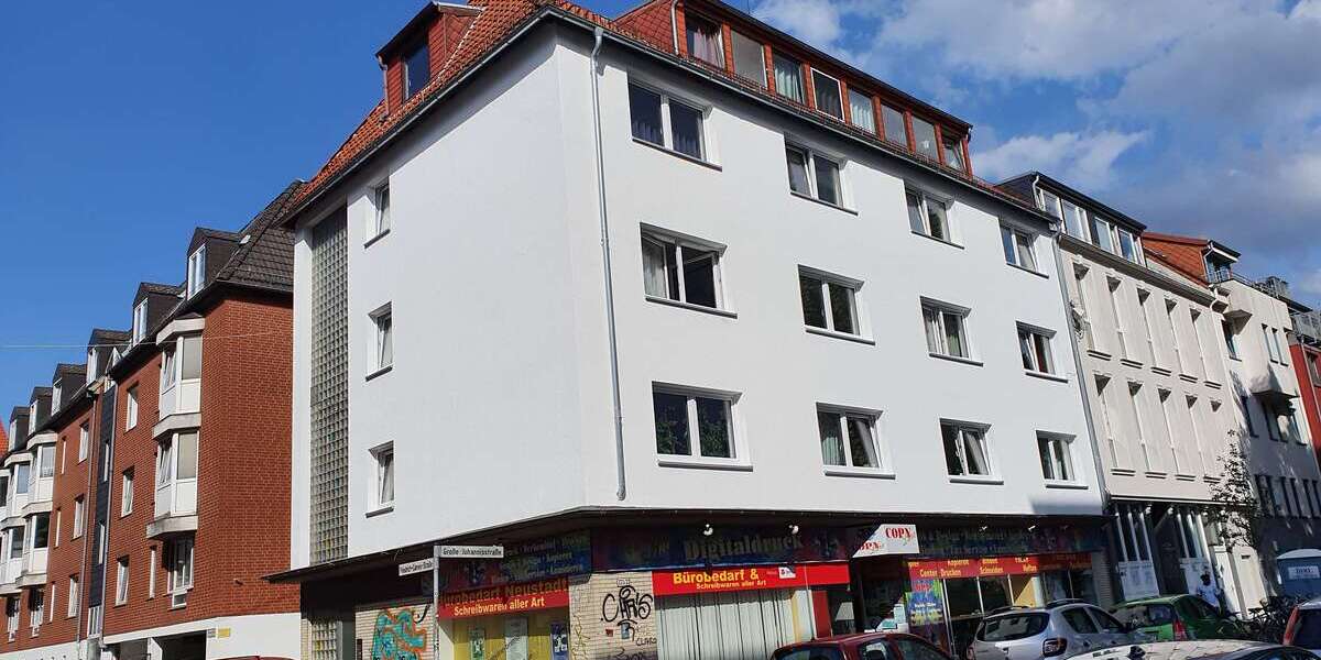Etagenwohnung Bremen Neustadt - 1 Zimmer, 35 m&sup2;, 395&euro; | Angebot:25654546