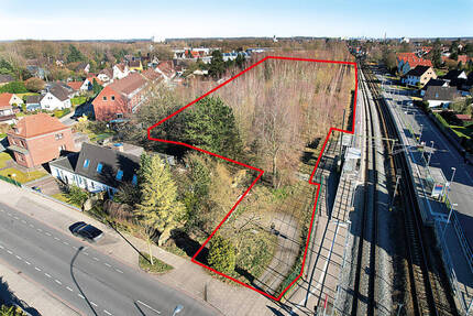Ehemaliger Abstell-Bahnhof in 28777 Bremen OT Rönnebeck, rechts neben Turnerstr. 28 a