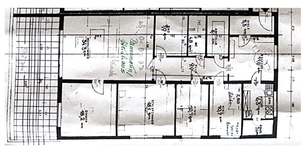 Etagenwohnung Bremen St. Magnus - 5 Zimmer, 146 m&sup2;, 303.000&euro; | Angebot:25672725