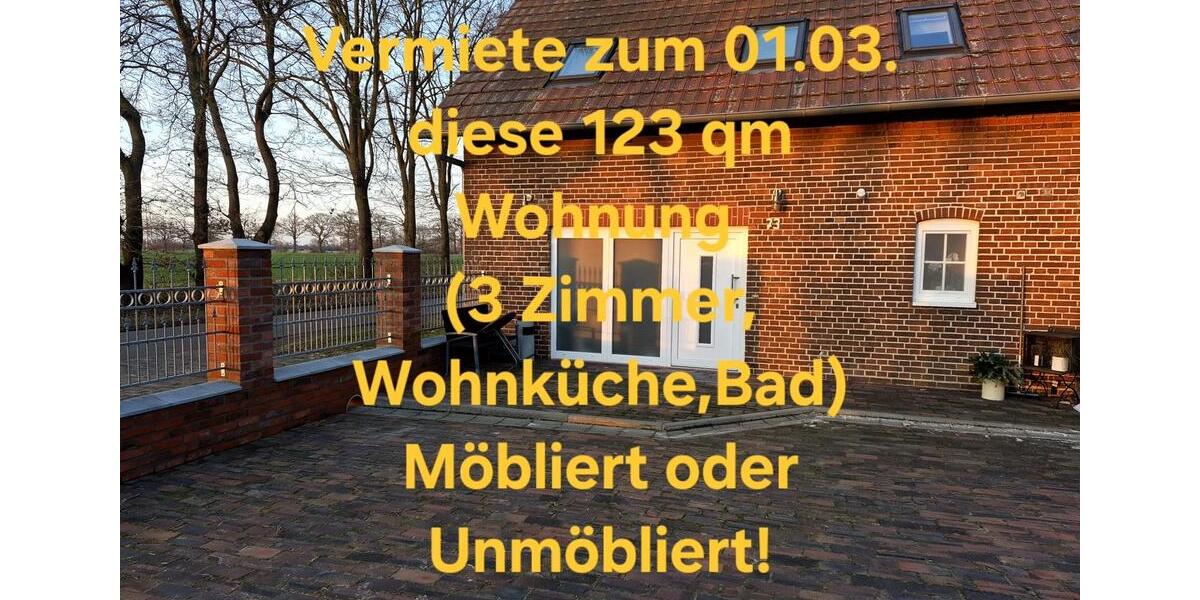 Etagenwohnung Thedinghausen - 3 Zimmer, 123 m&sup2;, 850&euro; | Angebot:24750921