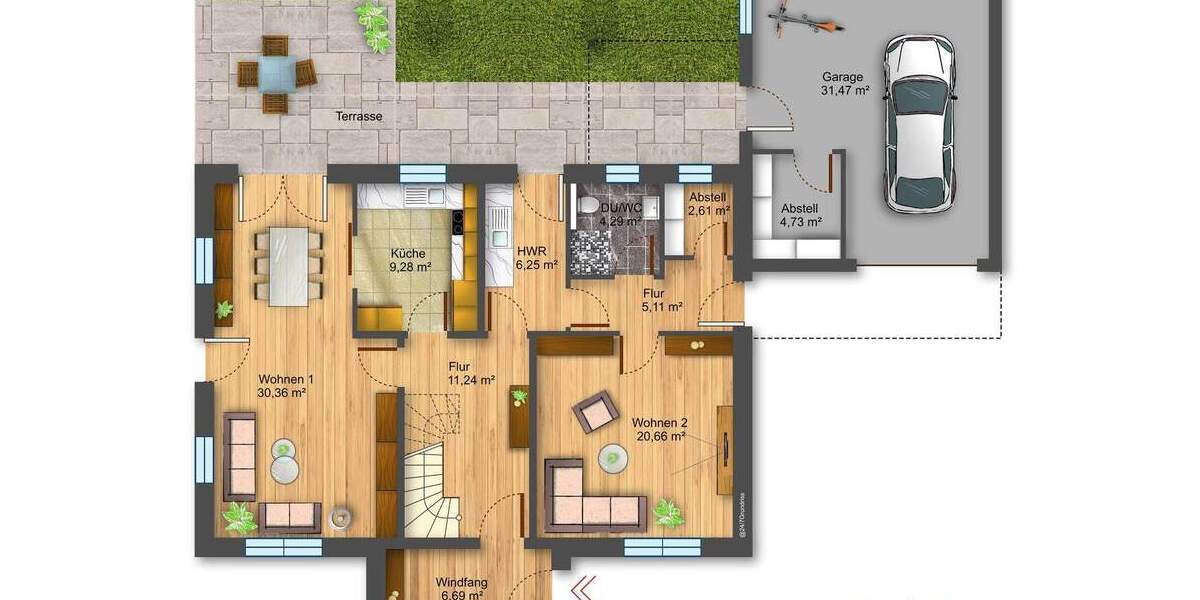 Mehrfamilienhaus, Wohnhaus Ottersberg - 5 Zimmer, 173 m&sup2;, 670.000&euro; | Angebot:25675466