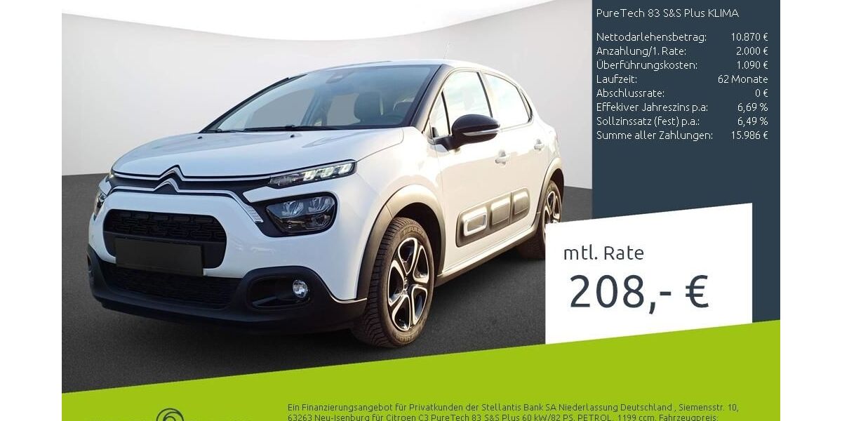 Citroen C3 2.947 km 12.420 &euro; Stuhr 28816