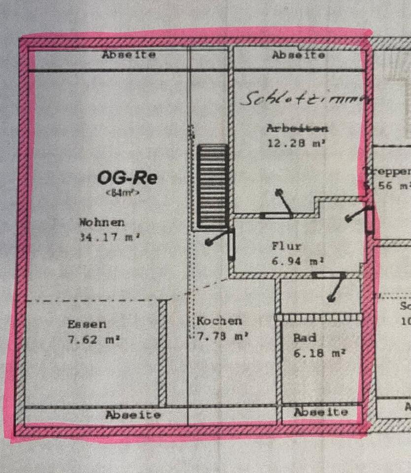 Helle 3 Zimmer Maisonette-Wohnung in Bassum zu vermieten zimmer