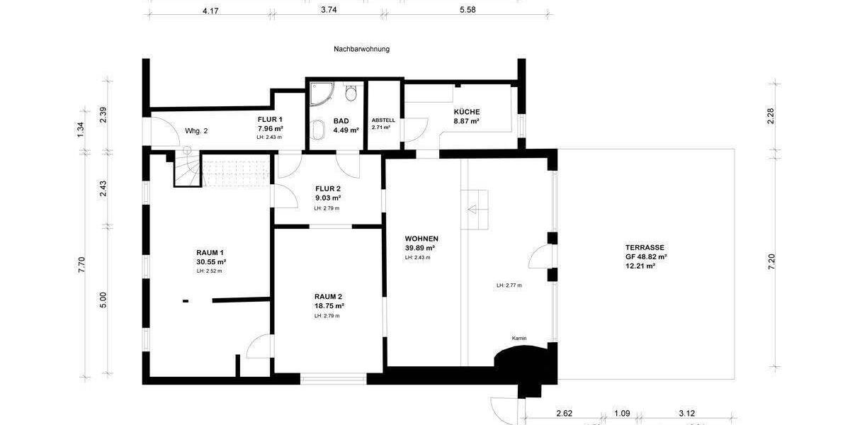 Mehrfamilienhaus, Wohnhaus Bassum / Katenkamp Katenkamp - 1 Zimmer, 382 m&sup2;, 279.000&euro; | Angebot:25248202