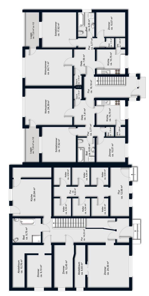 PURNHAGEN-IMMOBILIEN - Voll vermietetes Mehrfamilienhaus mit angrenzender Neubaugelegenheit in Schwanewede! zimmer