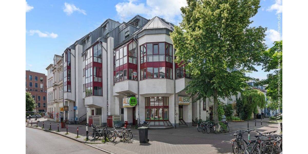 Etagenwohnung Bremen Ostertor - 2 Zimmer, 72 m&sup2;, 299.000&euro; | Angebot:26117564