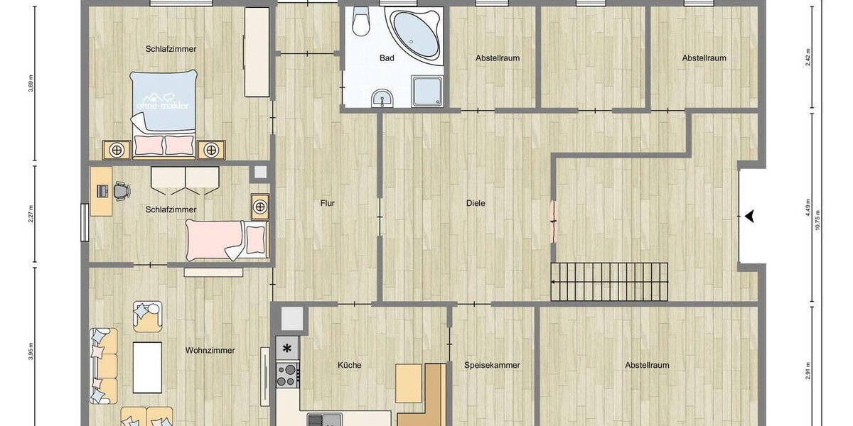 Bauernhaus, Landhaus Quelkhorn Quelkhorn - 1 Zimmer, 212 m&sup2;, 440.000&euro; | Angebot:26218204