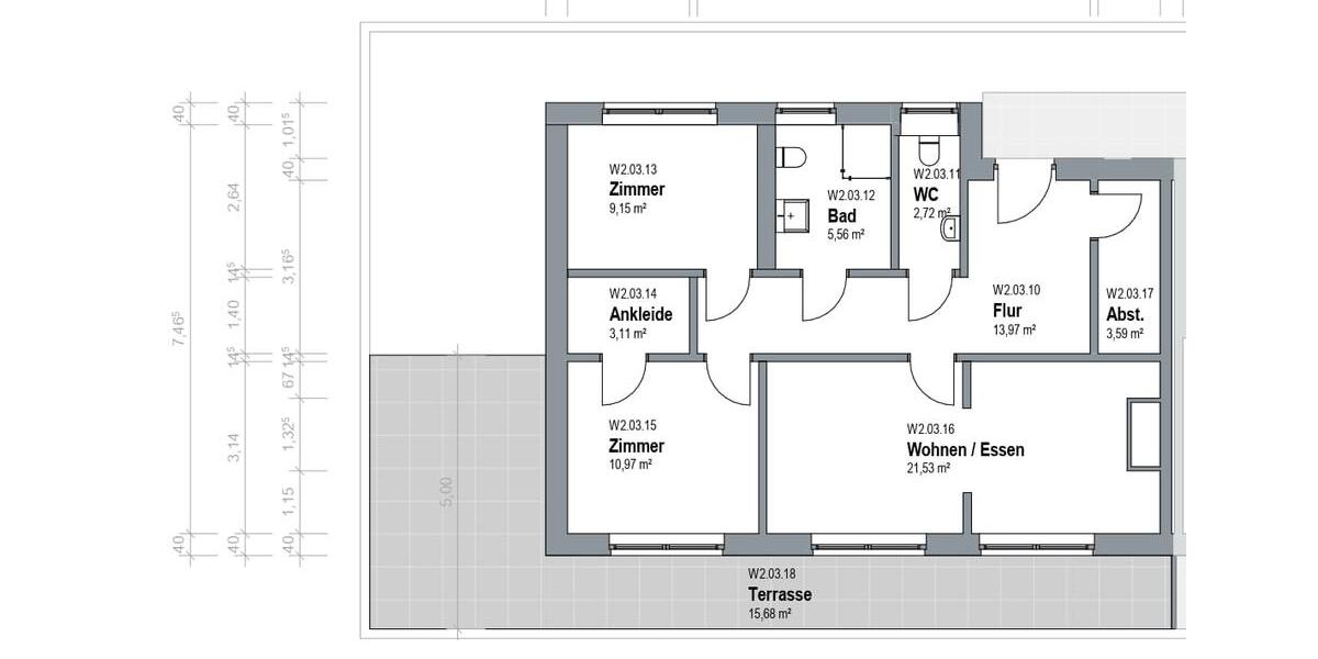 Einfamilienhaus Osterholz-Scharmbeck Scharmbeck - 3 Zimmer, 86 m&sup2;, 1.250&euro; | Angebot:26442918