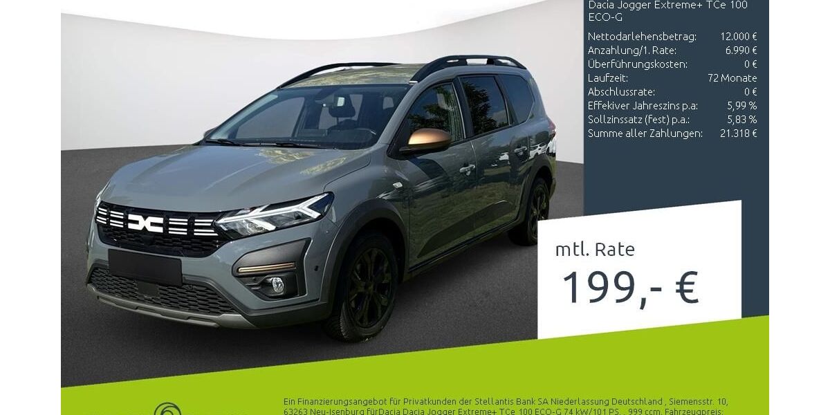 Dacia Jogger 30.257 km 17.840 &euro; Stuhr 28816
