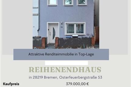 Haus Bremen Gröpelingen - 4 Zimmer, 138 m&sup2;, 379.000&euro; | Angebot:26819273