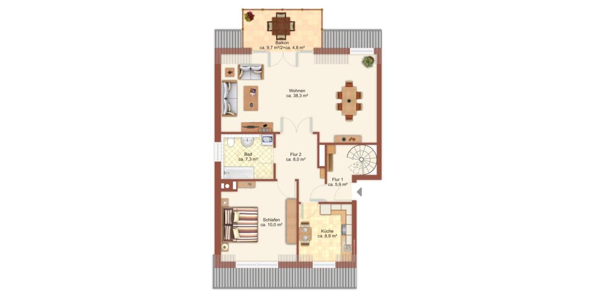 Etagenwohnung Bremen Burglesum - 4 Zimmer, 130 m&sup2;, 320.000&euro; | Angebot:26577380