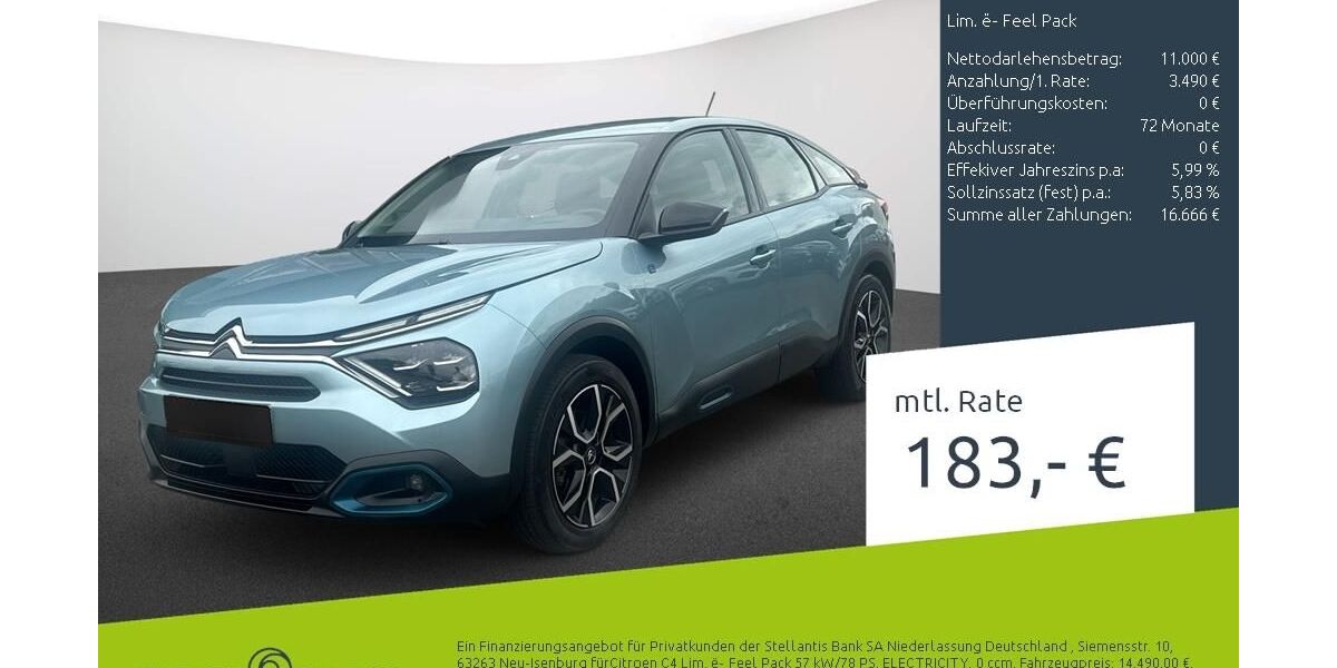 Citroen C4 71.959 km 14.490 &euro; Stuhr 28816