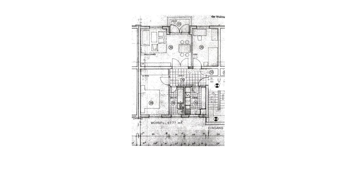 Etagenwohnung Bremen Osterholz - 3 Zimmer, 68 m&sup2;, 890&euro; | Angebot:26683184