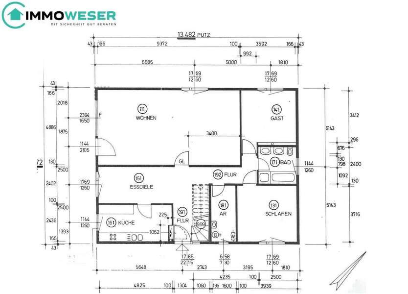 Haus zum Mieten in Thedinghausen 1.250 € 129.15 m² 3.5 zimmer