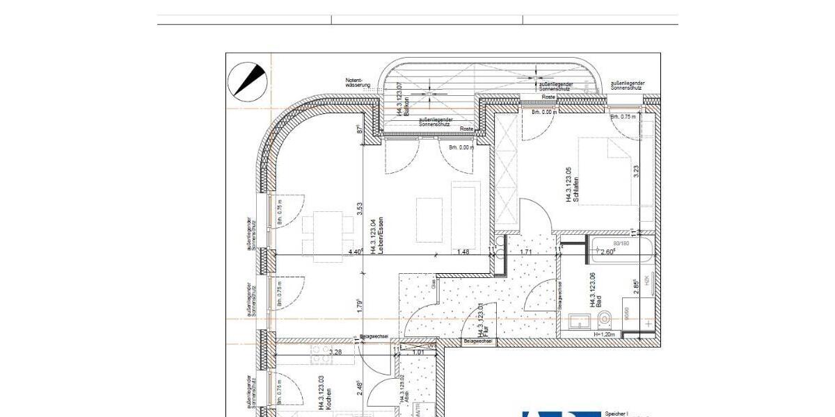 Etagenwohnung Bremen Walle - 2 Zimmer, 73 m&sup2;, 1.000&euro; | Angebot:26322192