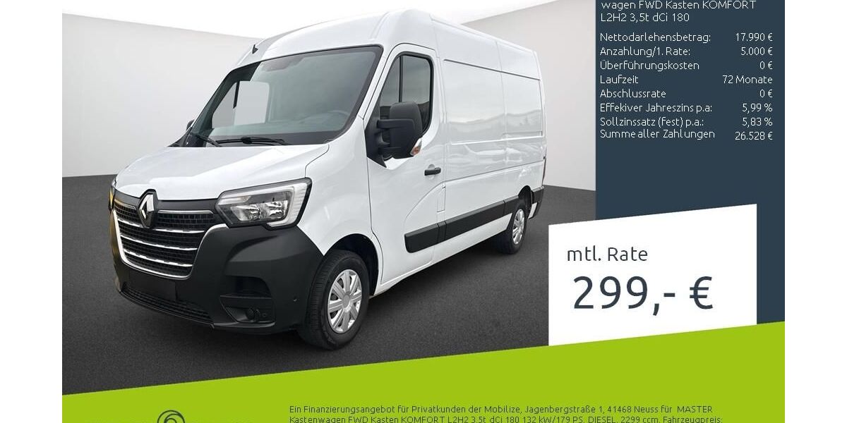 Renault Master 120.386 km 22.990 &euro; Stuhr 28816