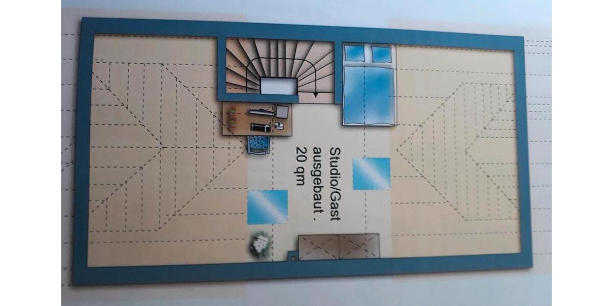 Reihenhaus zur Miete, 5 Zimmer, 2 Bäder, Dachgalerie 5 zimmer