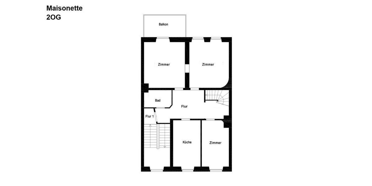 Maisonettenwohnung Bremen Östliche Vorstadt - 5 Zimmer, 145 m&sup2;, 2.247&euro; | Angebot:24688136