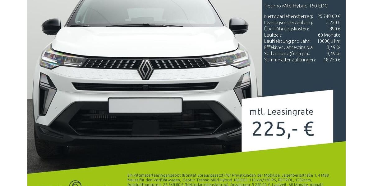 Renault Captur 4.760 km 22.260 &euro; Stuhr 28816