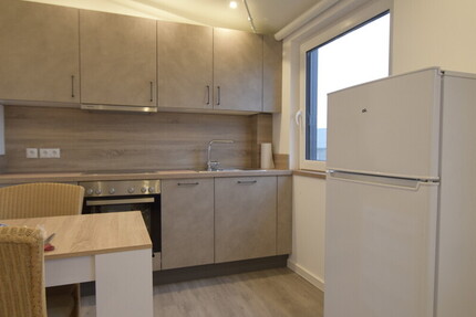 Möblierte Hausmeisterwohnung für einen Single bei 900 Warmmiete Moderne Einrichtung in ruhiger Lage - Gewerbeobjekt Weyhe / Melchiorshausen Melchiorshausen | Angebot:24685456