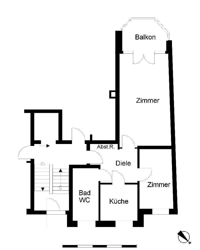 Wohnung zum Mieten in Bremen 458 € 50.8 m²